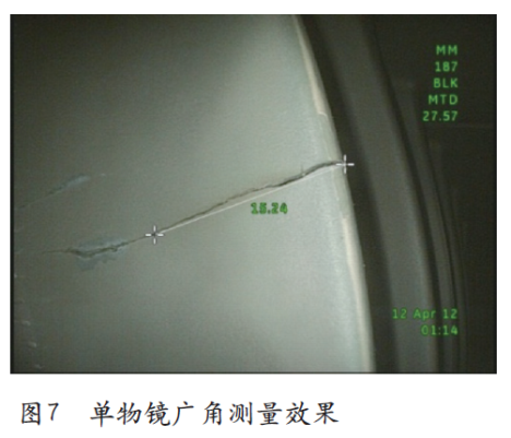 單物鏡廣角測量效果